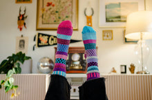 Solmate Periwinkle Crew Socks