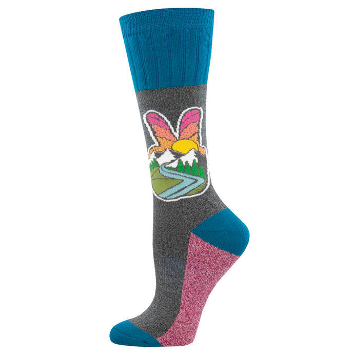 Ladies Outlands Peaceful Pass Socks