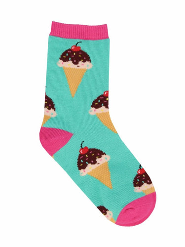 Kid's What's The Scoop? Graphic Socks