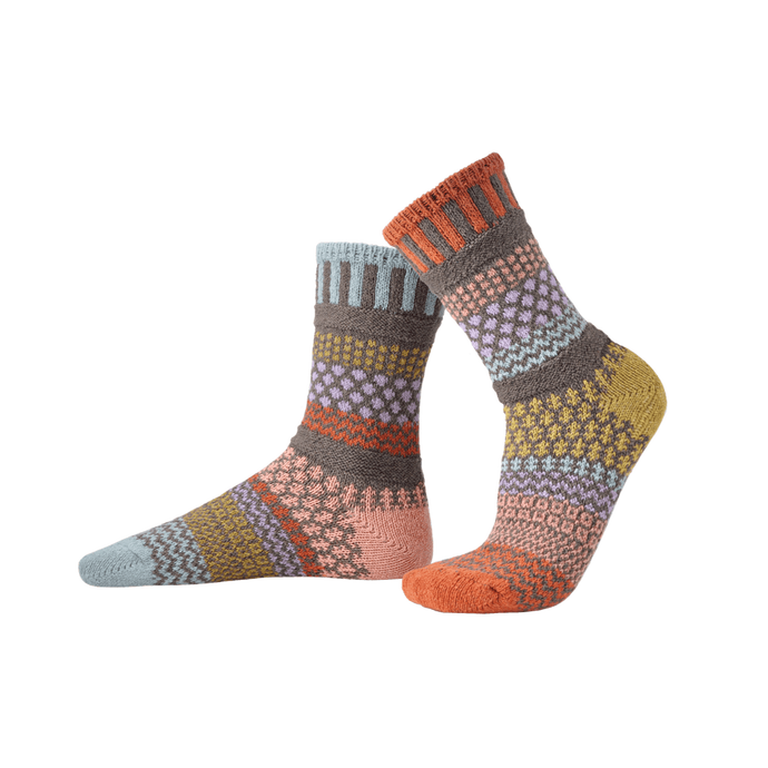 Solmate Olive Crew Socks