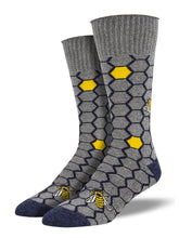 Outlands Recycled Cotton Honey Bee Socks
