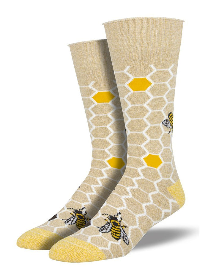 Outlands Recycled Cotton Honey Bee Socks