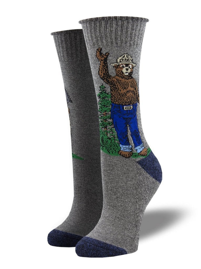 Outlands Recycled Cotton Hello Smokey Bear Socks