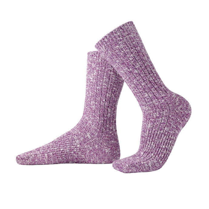 Solmate Plum Cabin Socks