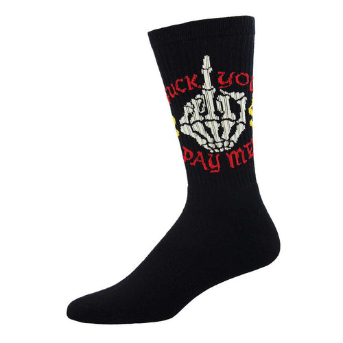 NO BS - Fuck You. Pay Me! Athletic Socks