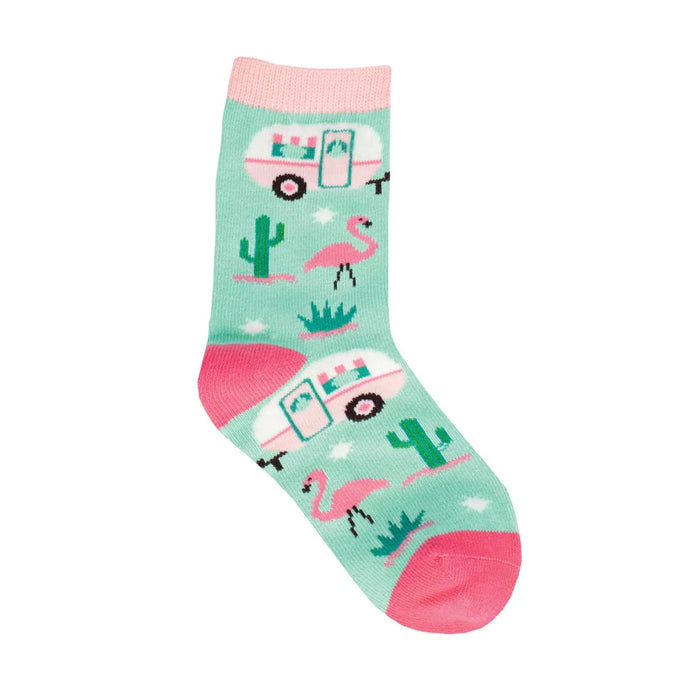Kids' Retro Glamp Socks