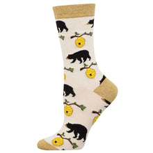 Ladies Bamboo Bears And Bees Socks