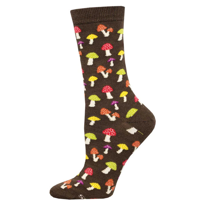 Ladies Bamboo Colorful Caps Socks
