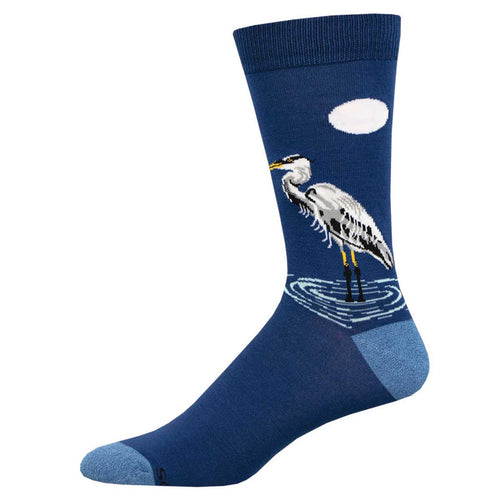 Men's Bamboo Eager Egret Socks