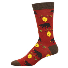 Men's Bamboo Bears and Bees Socks