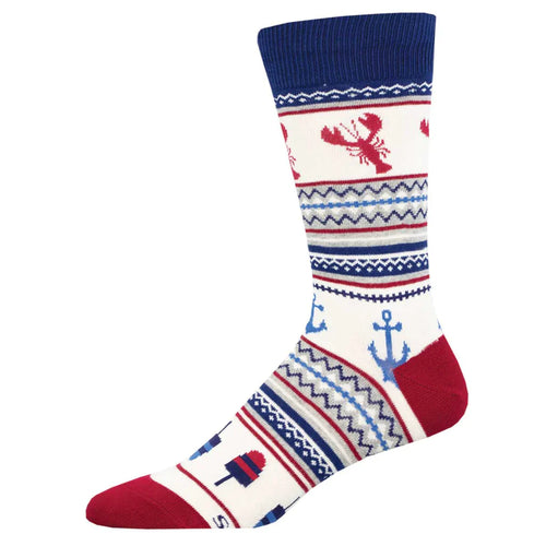 Men's Lobster Fair Isle Socks