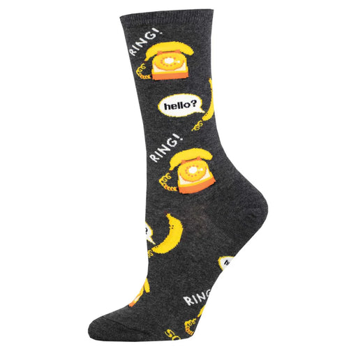 Ladies Banana Phone Socks