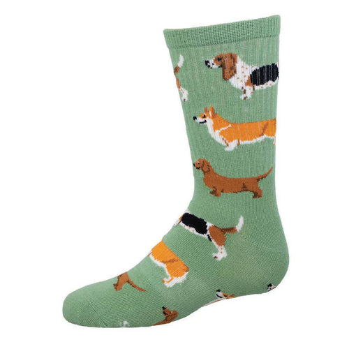 Kids' Athletic Long Dogs Socks