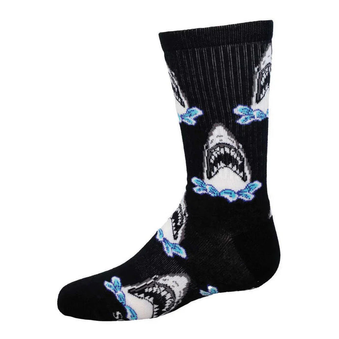 Kids' Athletic Shark Attack Socks