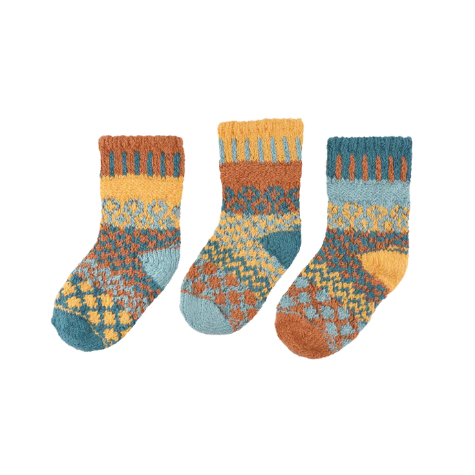 Solmate Doodlebug 3 Pack Baby Socks