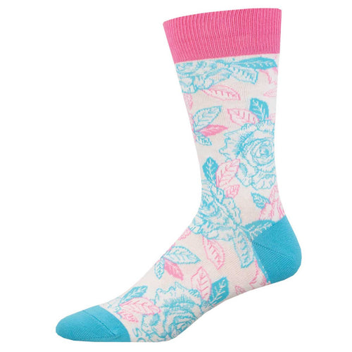 Trans Roses Socks L/XL