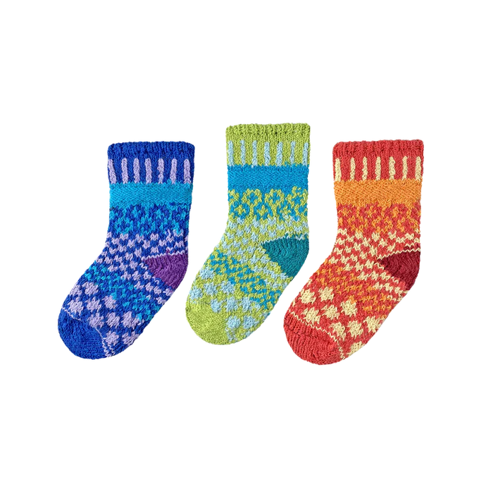 Solmate Prism 3 Pack Baby Socks