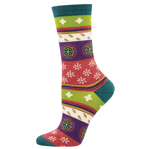 Ladies Bamboo Marrakesh Motif Socks