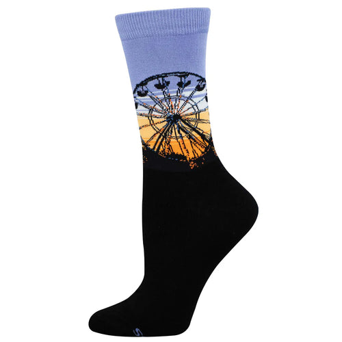 Ladies Bamboo Sunrise At The State Fair Socks