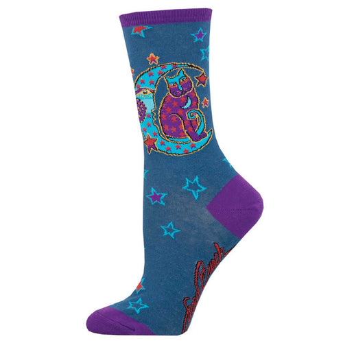 Ladies Moonside Cat Socks