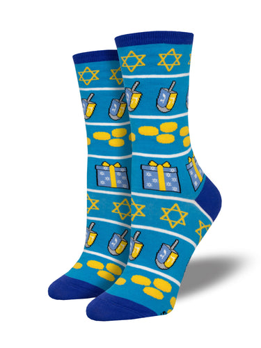 Ladies Hanukkah Icons Socks