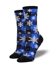Ladies Snowflake Plaidern Socks