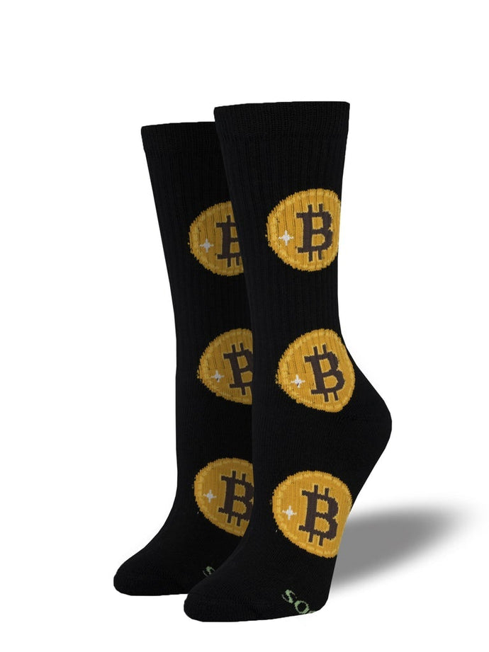 Unisex Athletic Bitcoin Crew Socks
