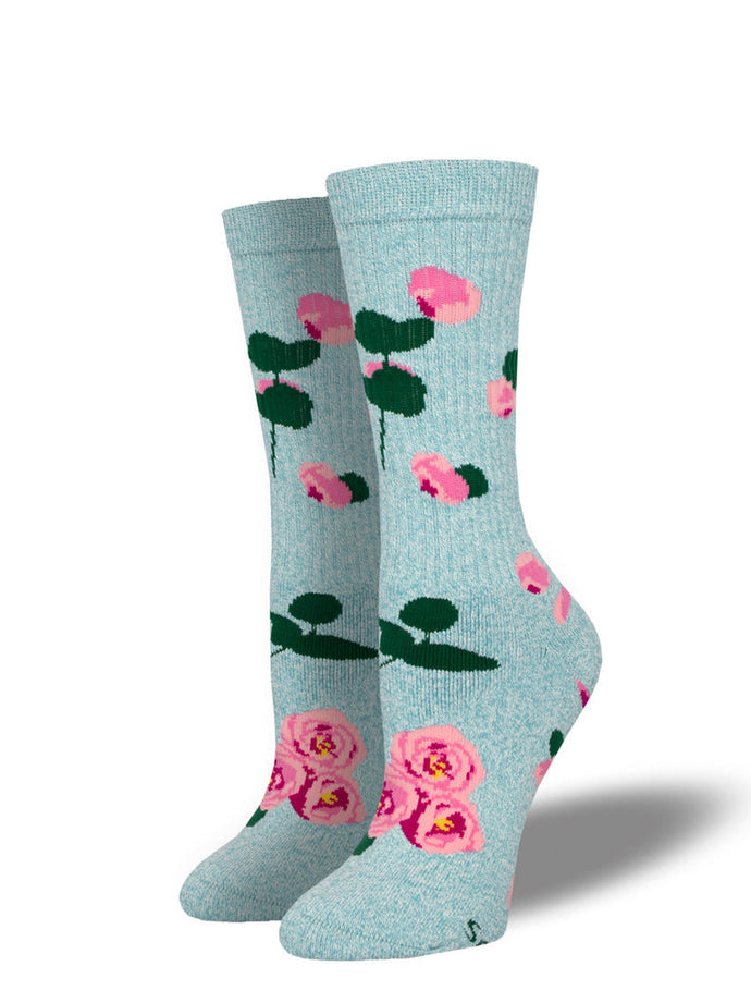 Unisex Rose Blossoms Athletic Socks