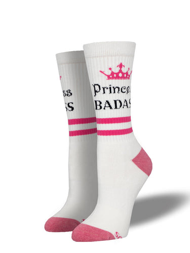 Unisex Princess Badass Athletic Socks