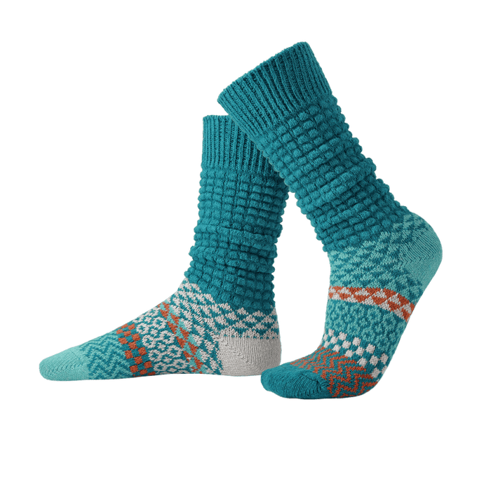 Solmate Fusion Slouch Socks - Abalone