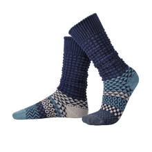 Solmate Fusion Slouch Socks - Cerulean