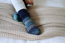 Solmate Fusion Slouch Socks - Cerulean