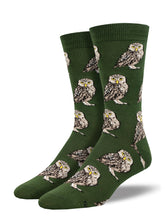 Men's Bamboo Burrowing Owl Socks