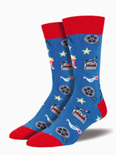 Men's Movie Night Graphic Socks