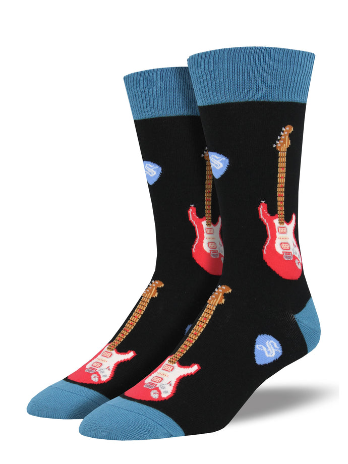 Men's Electric Guitars Graphic Socks