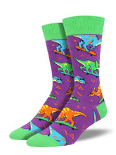 Men's Skate Or Dinosaur Graphic Socks