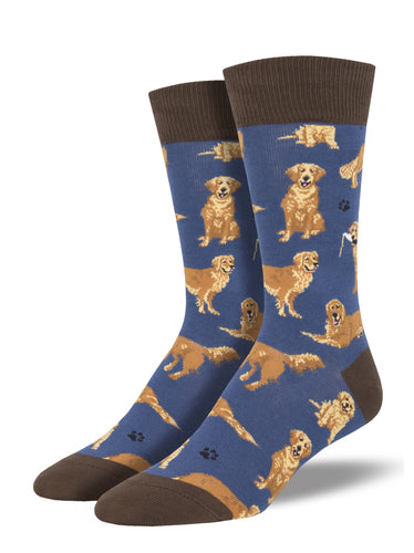Men’s Golden Retrievers Graphic Socks