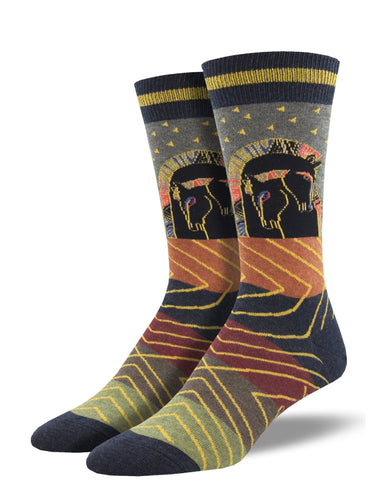 Men's Laurel Burch Embracing Horses Socks