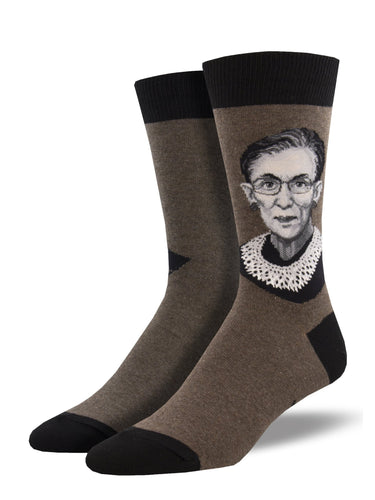Men's Ruth Bader Ginsburg Portrait Socks