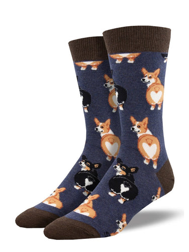 Men's Corgi Butt Socks