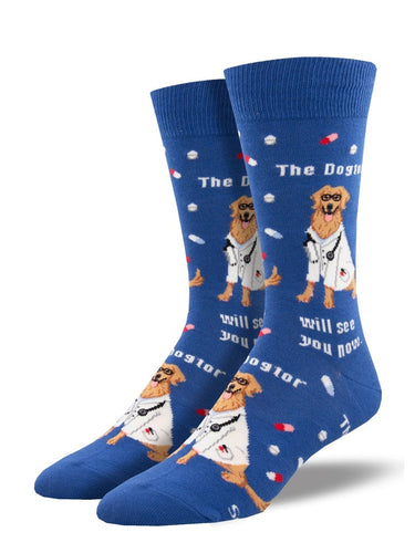 Men's The Dogtor Is In Socks