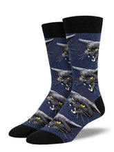 Men's Black Cat Malice Socks