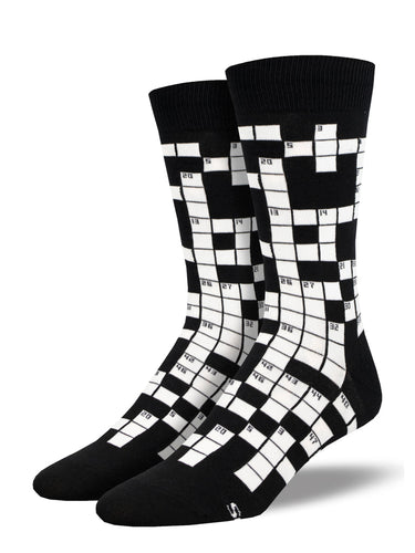 Men's Sunday Crossword Socks