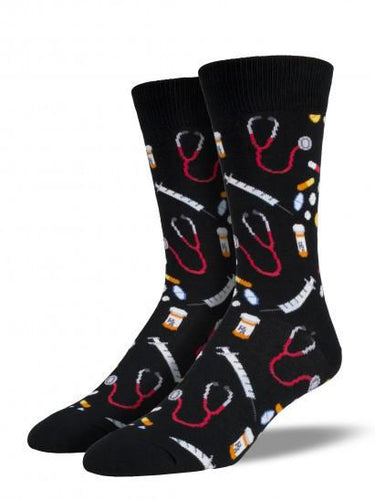 Men's Meds Graphic Socks