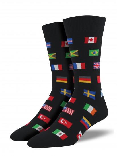 Men's Flags Of The World Socks
