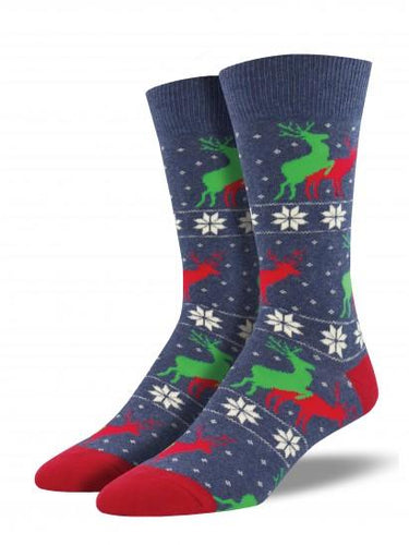 Men's Naughty Reindeer Games Graphic Socks