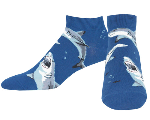 Men's Shark Chums Ped Socks