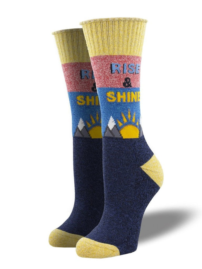 Outlands Recycled Cotton Rise & Shine Socks