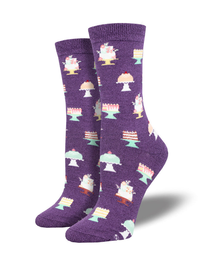 Ladies Bamboo Piece Of Cake Socks