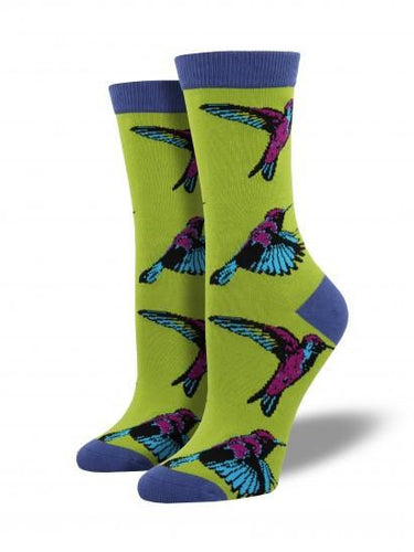 Ladies Bamboo Hummingbirds Socks